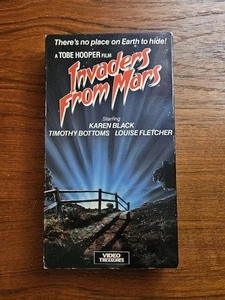 Invaders from Mars, Tested (1986 Movie, 1989 Cover Art) Horror VHS - Imagen 1 de 6