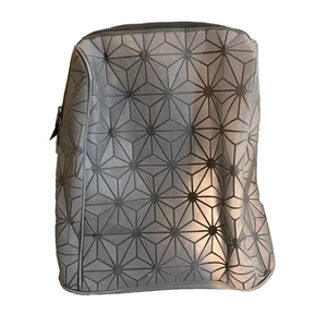 Disney Parks Epcot Spaceship Earth Backpack Bag Silver Collection Zipper - Picture 1 of 15
