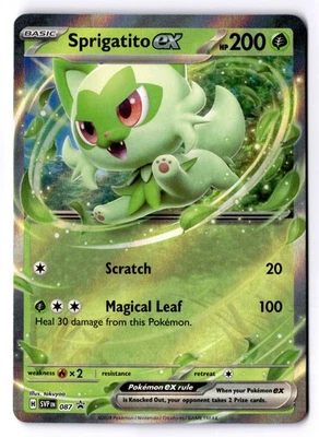 Sprigatito ex Promo SV: Scarlet & Violet Promo Cards 087 NM - Image 1 of 2