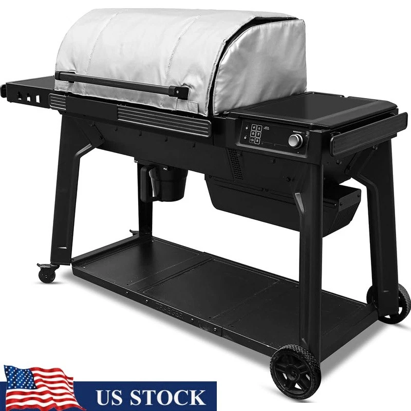Insulated Smoker Blanket Traeger Woodridge Pro Pellet Grill Thermal Cover New