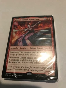 GHOST SPIDER, GWEN STACY: Magic Spider Man Welcome Deck Confezione SIGILLATA; Nuovo con scatola MtG rosso - Foto 1 di 6