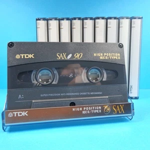 🙈 10x TDK SA-X 90 * IEC II Tipo 2 * Cintas Cassettes Cassettes кассеты * 1995 - Imagen 1 de 7