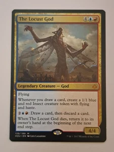 The Locust God Lightly Played Hour Of Devastation MTG - Picture 1 of 2