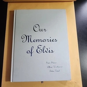 OUR MEMORIES OF ELVIS Signed  by Sean Shaver W Letters /HardCvr  - Picture 1 of 11