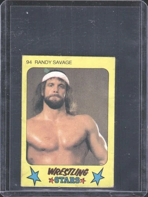 Monty Gum Wrestling Stars 1986 #94 Randy Savage Foto 1 de 2