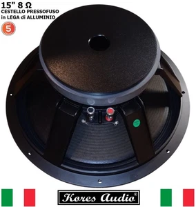 Kores Audio 15PAK75 Woofer SubWoofer (USA) PA 15" Pollici 38 Cm 8 Ohm 1200W/600W - Foto 1 di 10