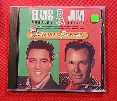 ELVIS PRESLEY & JIM REEVES / CHRISTMAS FAVORITES CD (1991) RCA RECORDS - Image 1 of 3