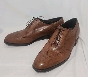 Zapato de vestir Florsheim Royal Imperial Wing punts para hombre talla 9,5 D marrón de colección 97306 - Imagen 1 de 17