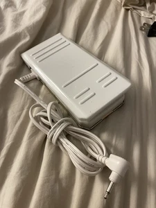 Janome Sewing Machine Foot Control WHITE METAL Electronic Pedal 100% GENUINE OEM - Picture 1 of 5