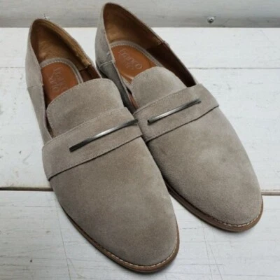 Franco Sarto Harrow Loafer sand tan beige suede leather womens 9 shoes - Image 1 of 4