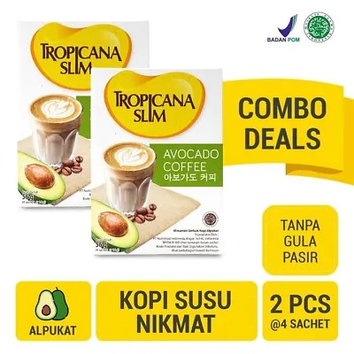 Twin Pack: Tropicana Slim Avocado Coffee - Sugar Free Coffee • 14.01$