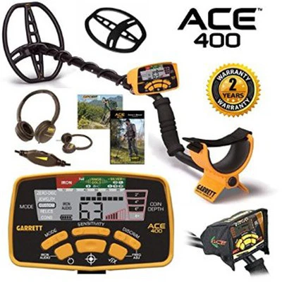 New! GARRETT Ace 400 Metal Detector - 3 Free Accessories - Image 1 of 4