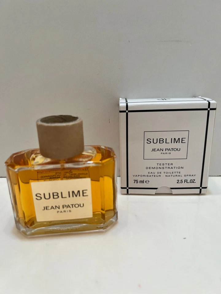 SUBLIME BY JEAN PATOU  WOMEN'S EAU DE TOILETTE SPRAY 2.5 OZ / 75 ML NEW TESTER - Image 1 of 1
