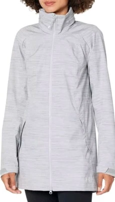 Parka trektic Under Armour para mujer, gris nublado/elemental talla S Foto 1 de 4