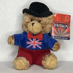Keel Toys Glorious Britain London Bear Plush Stuffed Animal 7” 14cm - Picture 1 of 7