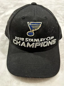 Sombrero St. Louis Blues Stanley Cup Champions 2019 negro Snapback YOUTH - Imagen 1 de 5