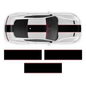 Roush Stage3 Two Colors TOP Racing Stripes, for Ford Mustang 2015 - 2019 - Bild 1 von 1