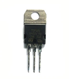 5 Stck. PNP Darlington Leistungstransistor TIP125 TO-220 ST Vceo = 60 V Ic = 8A Pd = 65 W - Bild 1 von 1