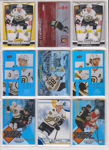 Boston Bruins Card Lot (18) Pastrnak Marchand McAvoy Rookie Inserts OPC 🔥 - Picture 1 of 2