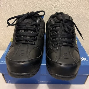 Reebook Resistance Oxford nero donna taglia 11M punta composita NUOVO - Foto 1 di 9