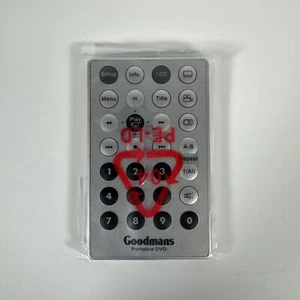 Genuine Original Goodmans Portable DVD Remote Control - Brand New - Picture 1 of 6