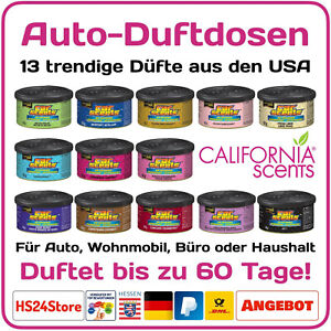 California Car Scents Duftdosen Kult Lufterfrischer für Auto, Wohnmobil, Büro