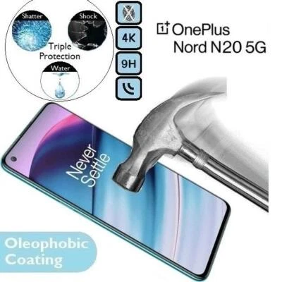 100%Genuine Tempered Glass Screen Protector (1+One Plus) For OnePlus Nord N20 5G - Image 1 of 2