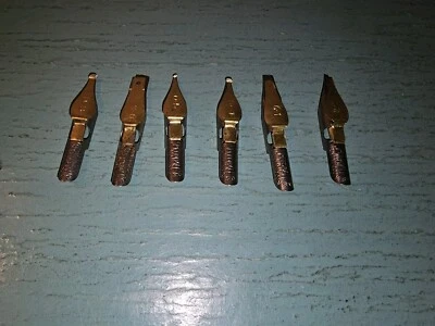 Lote De Colección De (6) Plumillas Estilográficas SpeedBall-Varias, Nuevas Foto 1 de 4