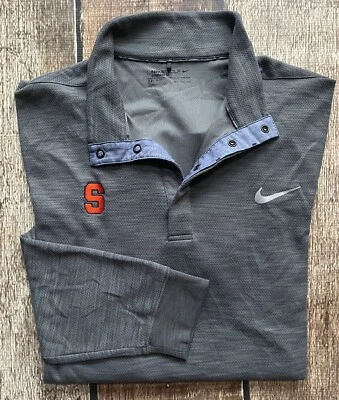 NIKE GOLF AJUSTE ESTÁNDAR QUATER SNAP SIRACUSA NARANJA GRIS PARA HOMBRE XXL EXCELENTE Foto 1 de 4