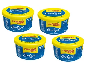 California Scents Cool Gel Newport New Car Scent - Car Air Freshener, 4 Packs - Picture 1 of 2