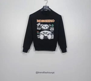 Moschino Kid teddy bear print sweatshirt - black 12YO - Picture 1 of 5