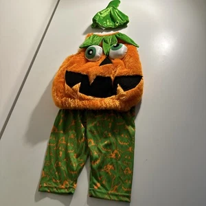 Halloween Pumpkin Baby Childrens Fancy Dress Costume 6-9 Months Tu Sainsburys π - Picture 1 of 6