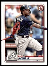 2020 Bowman Base #27 Ronald Acuña Jr. - Atlanta Braves