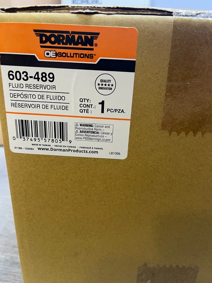 Depósito de líquido para lavadora de parabrisas 603-489 para Nissan Versa 2007-2013 Foto 1 de 2