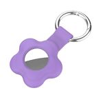 *NEW* Purple Silicone Flower Air Tag Holder Case for Apple Air Tag Tracker Cover
