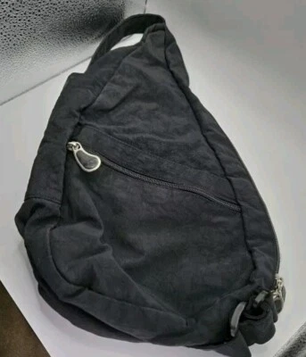 Ameribag Healthy Back Sling Backpack One Shoulder Black Made in USA   - Image 1 of 4