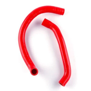 Red For Kawasaki Concours 14 1400 GTR ZG1400 Silicone Radiator Coolant Hoses Kit - Picture 1 of 5