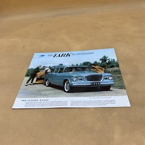 1959 STUDEBAKER LARK STATION WAGON SALES SHEET ADVERTISEMENT - Picture 1 of 4