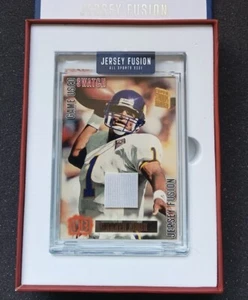 Warren Moon Game Used Jersey Relic NFL 2021 Jersey Fusion - Picture 1 of 2