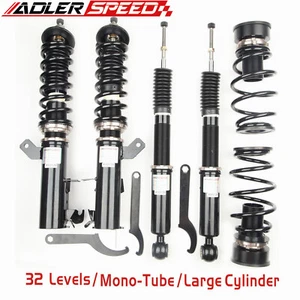 32 Way Damping Mono Tube Coilovers Suspension Kit for 15-20 Honda Fit GK GK3 GK5 - Picture 1 of 12