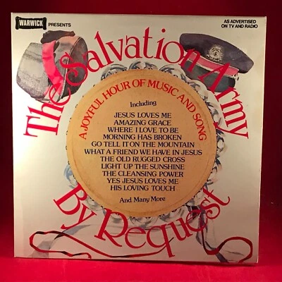 THE SALVATION ARMY By Request 1978 UK vinyl LP Staines Hendon Band Marches Hymns - Image 1 of 4