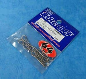 (Take Off TT201) 64Max Titanium Body Lock Up Clips 8pcs / 0.22g / Made in Japan - Picture 1 of 1