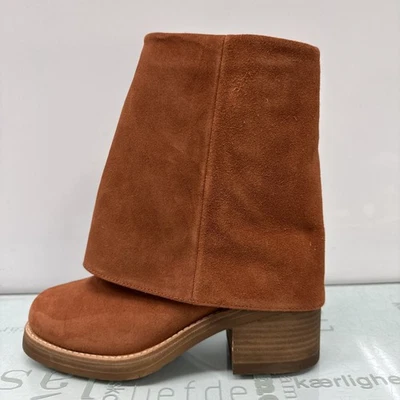 Botines Dingo Mujer Cuero Marrón Naranja Quemado Talla 7 M, Usados. Foto 1 de 4