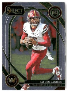 Panini Select Jayden Daniels #217 RC 2024 novato Washington Commanders - Imagen 1 de 2