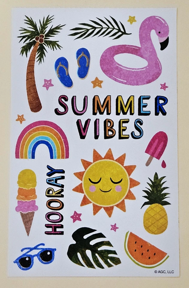 Summer Sticker sheet - Image 1 of 1