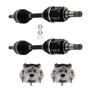 Front Left+Right CV Axle Shaft&Wheel Hub Bearing Kits For Toyota Tacoma GX470 - Picture 1 of 12