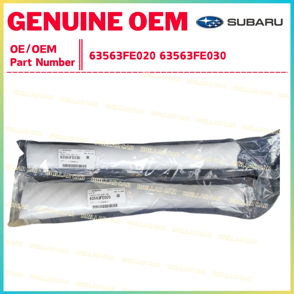 SUBARU OEM IMPREZA WRX STi 2002-2007 Genuine B Pillar Cover Garnish RH & LH Set - Image 1 of 1