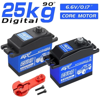 25KG Large Torque Metal Gear Digital Servo für 1/8 1/10 RC Auto SCX10 TRX4 D90 - Bild 1 von 4