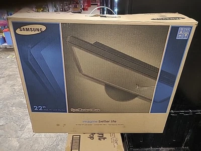 Samsung SyncMaster 220wm 22" ( TESTED) With Manuals No Bottom Stand  - Image 1 of 3