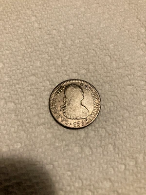 1799 Mo FM COLONIAL MEXICO ~ .903 SILVER 1 REALE COIN CARLOS IIII - Image 1 of 2